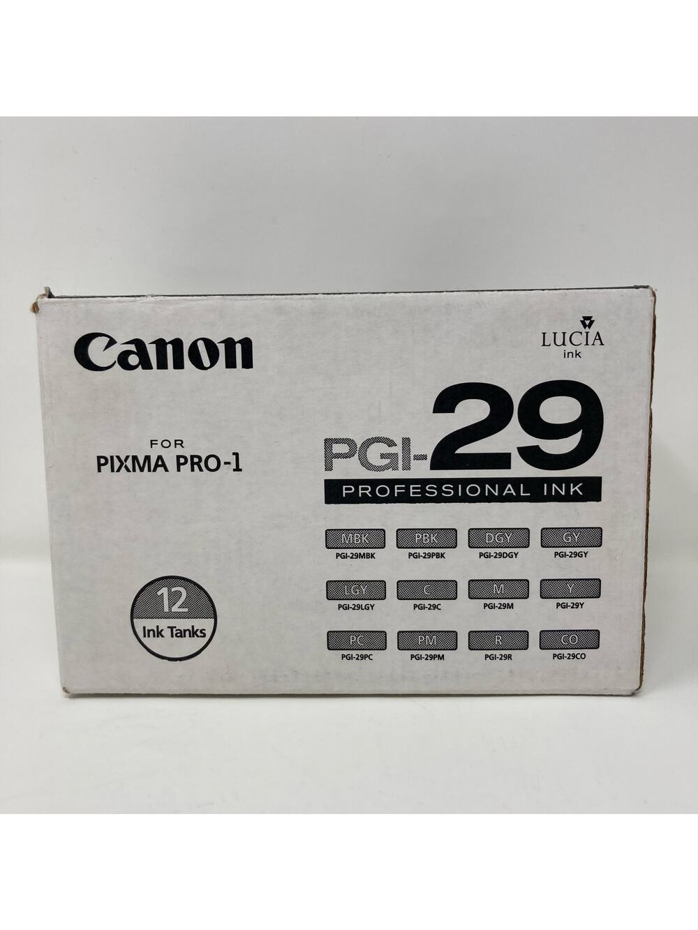 Canon PGI-29 PRO-1 12 Ink tank Value Pack, NEW OEM PGI-29 Lot of 1